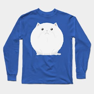 Sfurical round snowball cat Long Sleeve T-Shirt